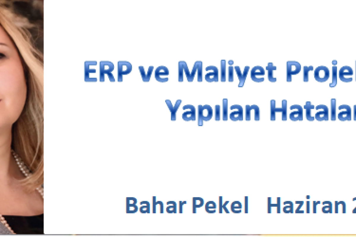    Erp ve maliyet projelerinde yapılan hatalar                             